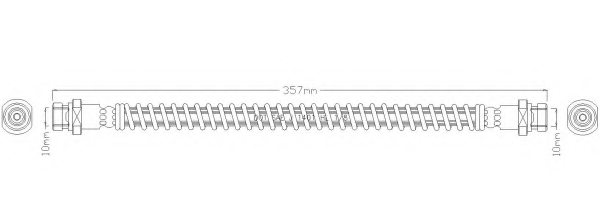 REMKAFLEX 6698 Brake Hose